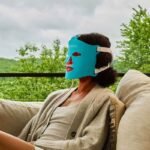 HigherDOSE® raudonos šviesos ir artimų infraraudonųjų spindulių veido kaukė