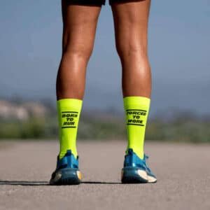 Kojinės "Born To Run Yellow" SPORCKS