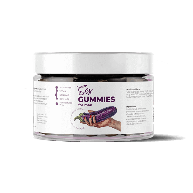 Libido guminukai vyrams NORDIC NUTRIS Libido guminukai vyrams NORDIC NUTRIS