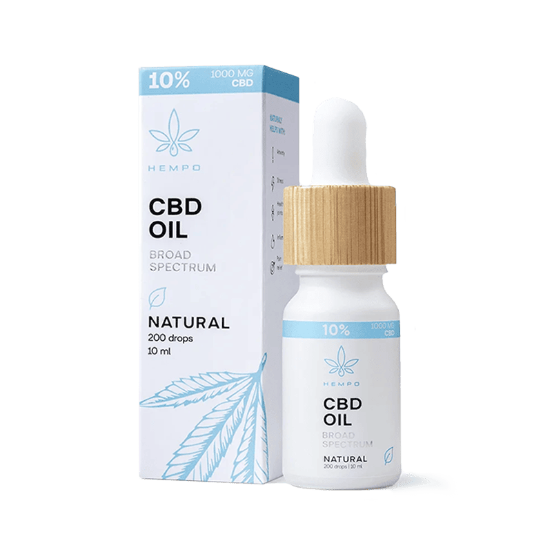 HEMPO Pilno spektro CBD kanapių aliejus 10% HEMPO Pilno spektro CBD kanapių aliejus 10%