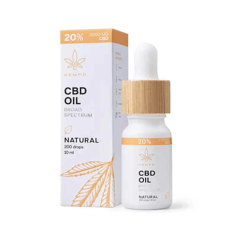 HEMPO Pilno spektro CBD kanapių aliejus 20% HEMPO Pilno spektro CBD kanapių aliejus 20%