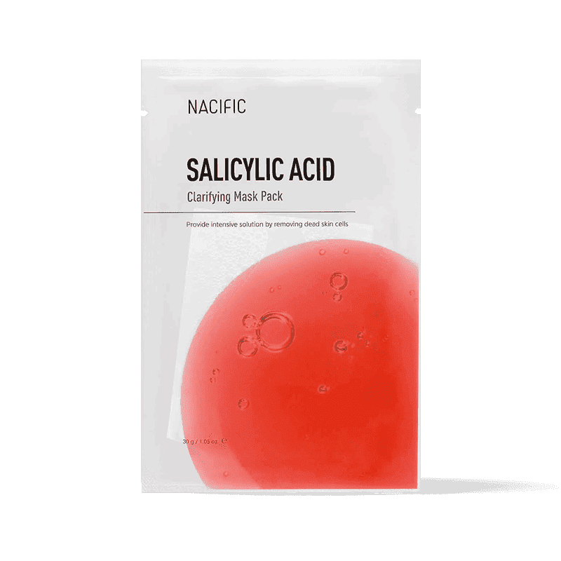 NACIFIC Salicylic Acid Clarifying Mask lakštinė veido kaukė su salicilo rūgštimi NACIFIC Salicylic Acid Clarifying Mask lakštinė veido kaukė su salicilo rūgštimi