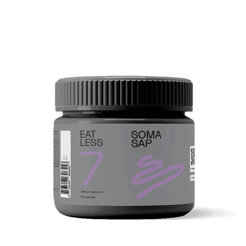 SOMA SAP kapsulės Eat Less apetito ir svorio kontrolei SOMA SAP kapsulės Eat Less apetito ir svorio kontrolei