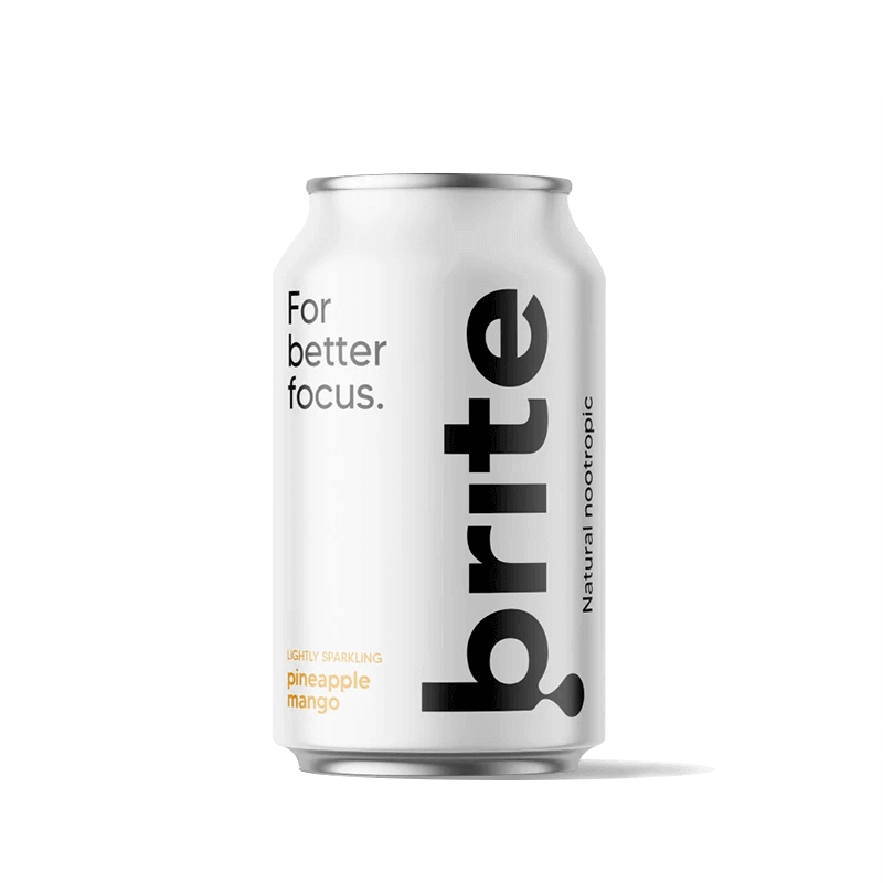 BRITE Pineapple Mango nootropinis gėrimas BRITE Pineapple Mango nootropinis gėrimas