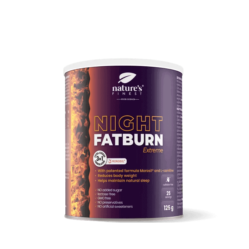 Nature's Finest Maisto papildas Night Fatburn Extreme Nature's Finest Maisto papildas Night Fatburn Extreme