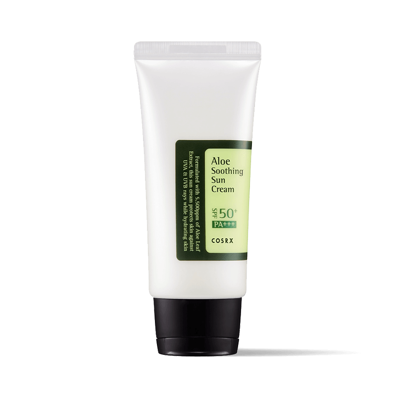 COSRX Aloe SPF50+ PA+++ Drėkinantis apsauginis kremas nuo saulės COSRX Aloe SPF50+ PA+++ Drėkinantis apsauginis kremas nuo saulės