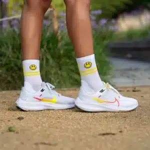 Kojinės "HAPPY RUN-WHITE" SPORCKS